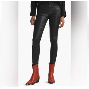 NWOT Rag & Bone Nina Black High Rise Jeans. Size 26